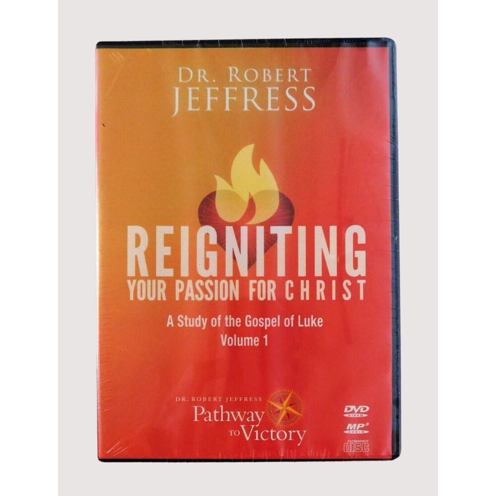 Reigniting Your Passion for Christ Luke Study Vol 1 Robert Jeffress DVD MP3 CD